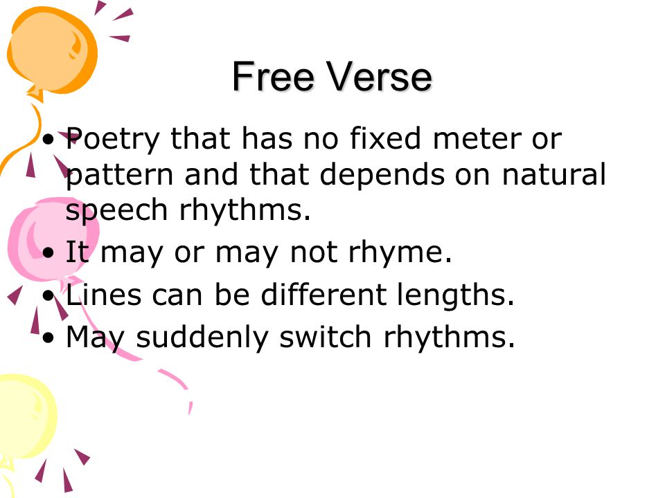 10+ Free Verse Definition Tips For Better Writing