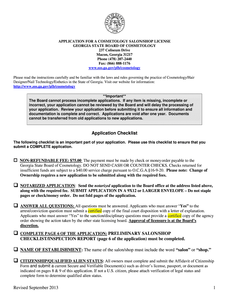10+ Ga Salon License Tips For Easy Approval