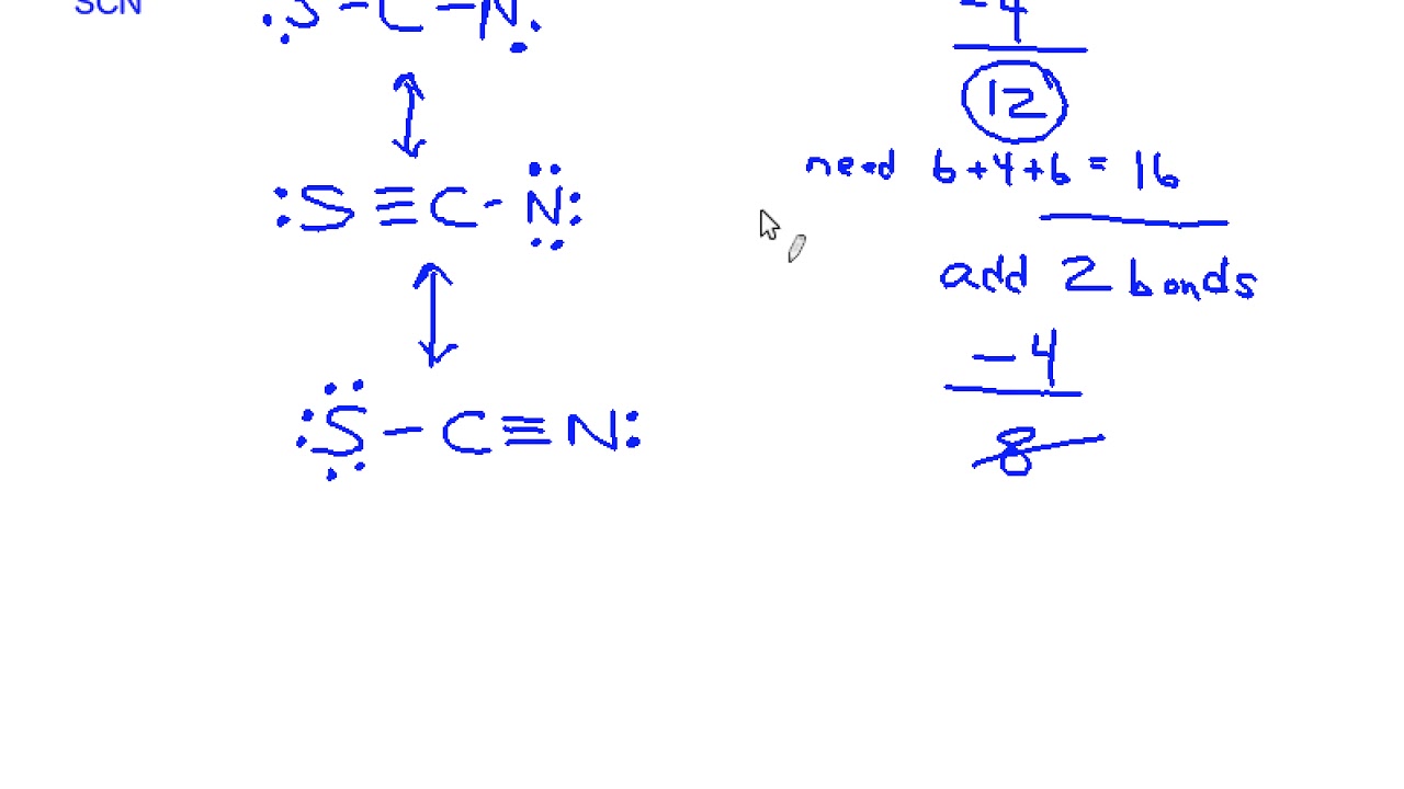 11 Scn Lewis Structure Hacks For Easy Drawing