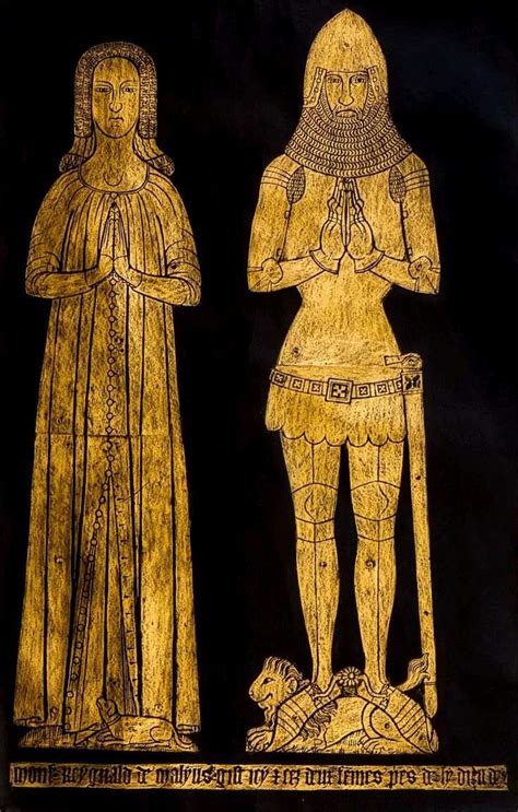 12 Brass Rubbings Of Knights That Reveal History