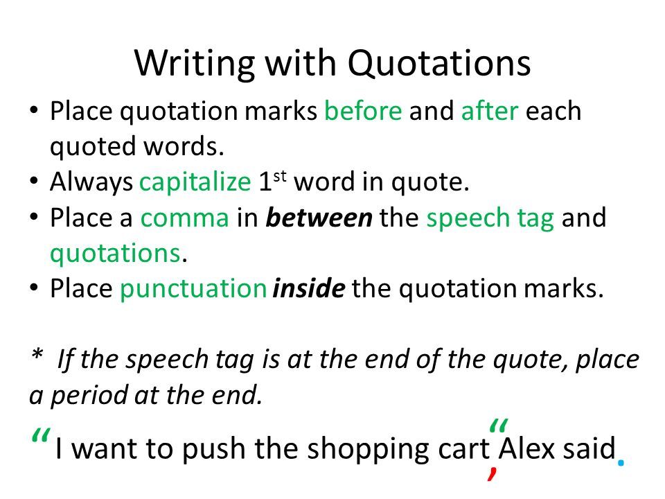 12+ Punctuation Secrets After Quotes