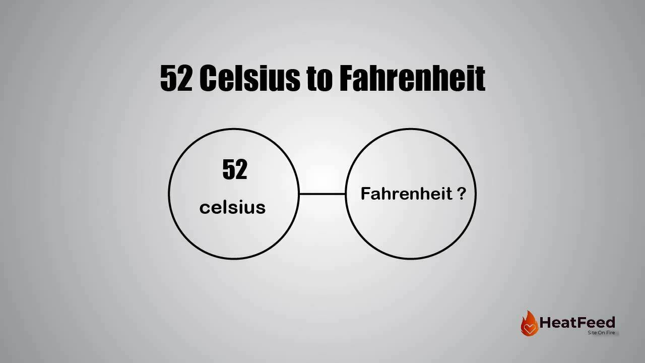 52 Celsius In Fahrenheit