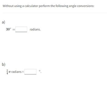 Answered Without Using A Calculator Perform The Following Angle Answered Without Using A Calculator Perform The Following Angle