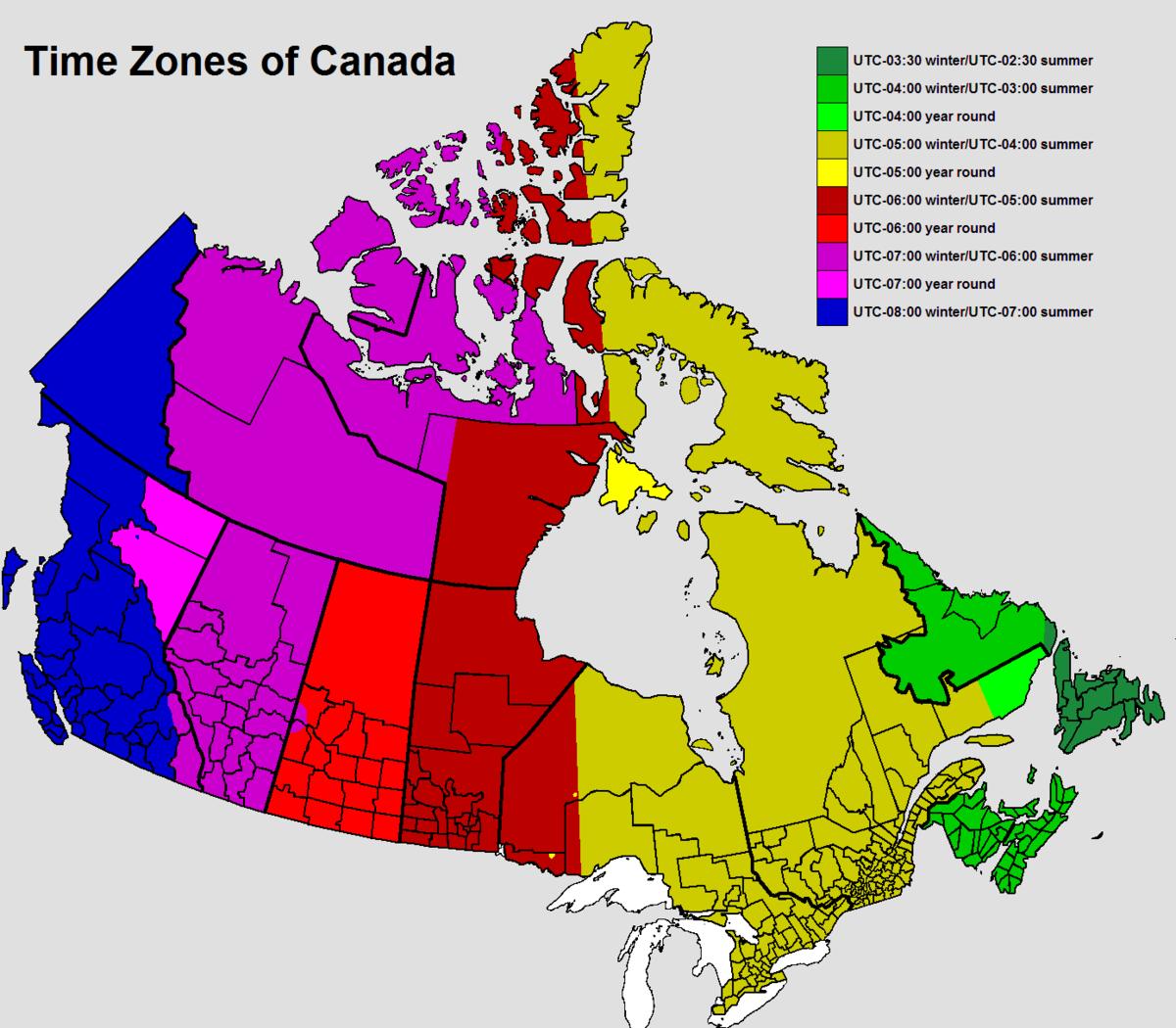 Bc Canada Time Zone Explained