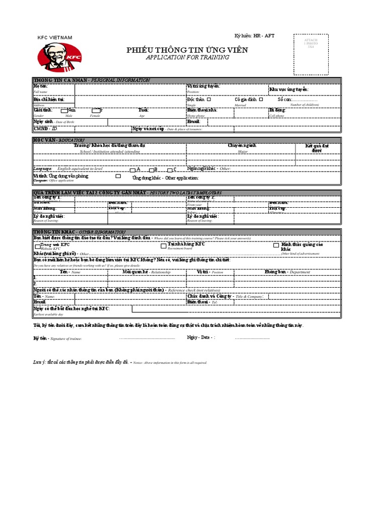Kfc Online Application Form: Easy Job Submission