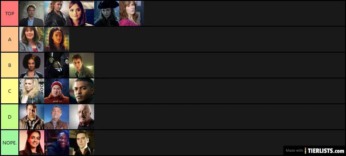 List Of Companions Doctor Who