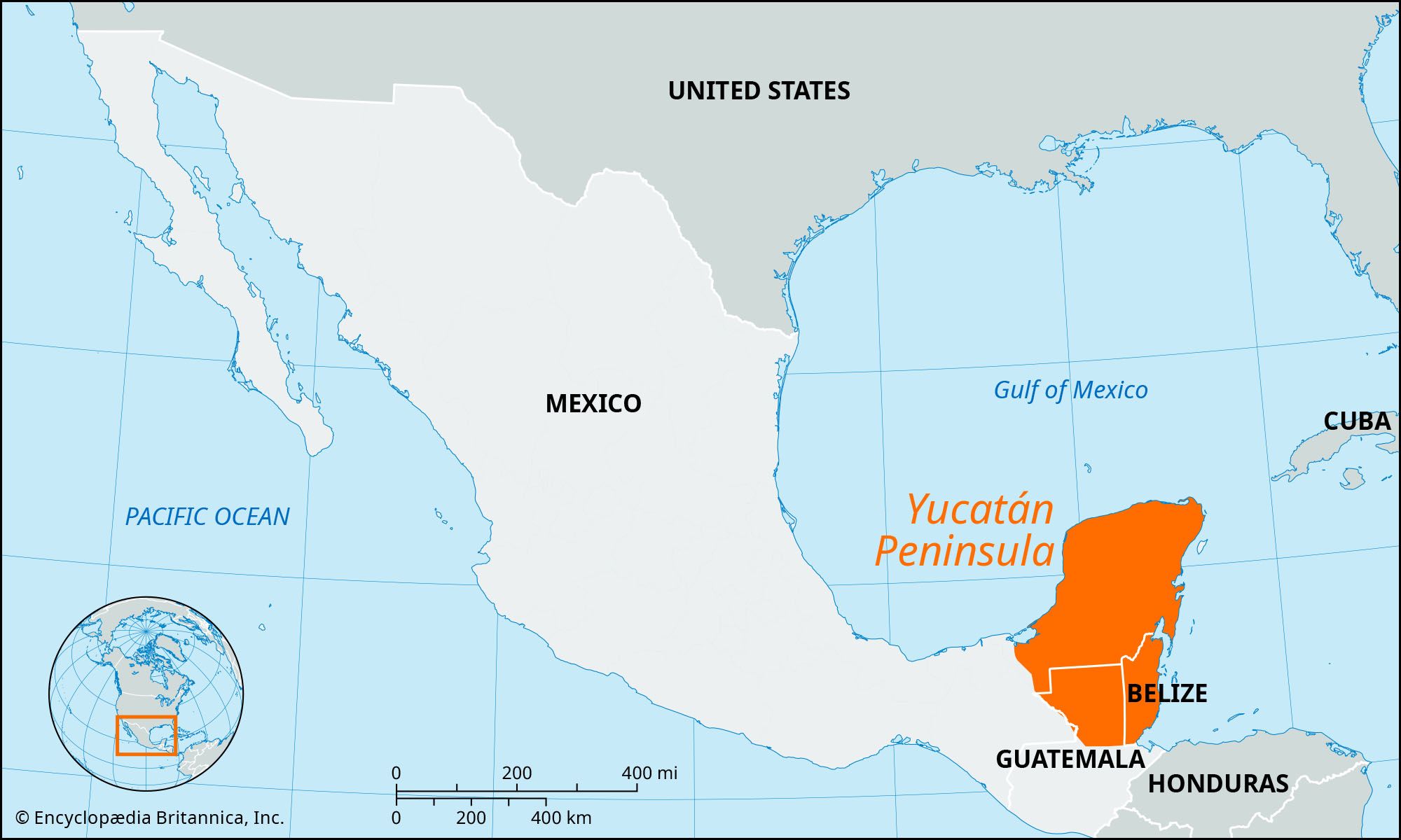 Mexico Yucatan Map: Explore Ancient Ruins