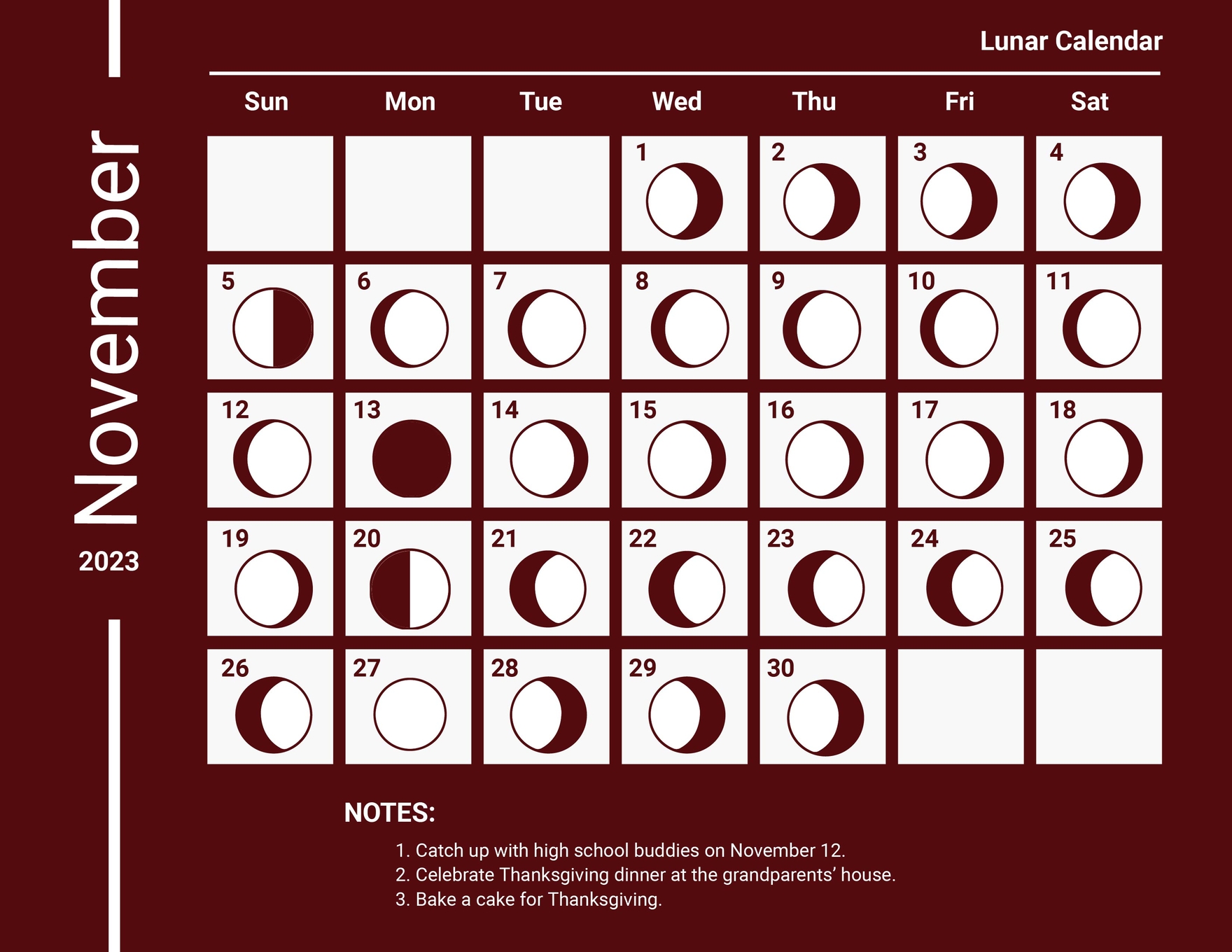 Moon Cycle November 2024: Plan Your Month