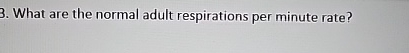 Normal Cat Respirations Per Minute