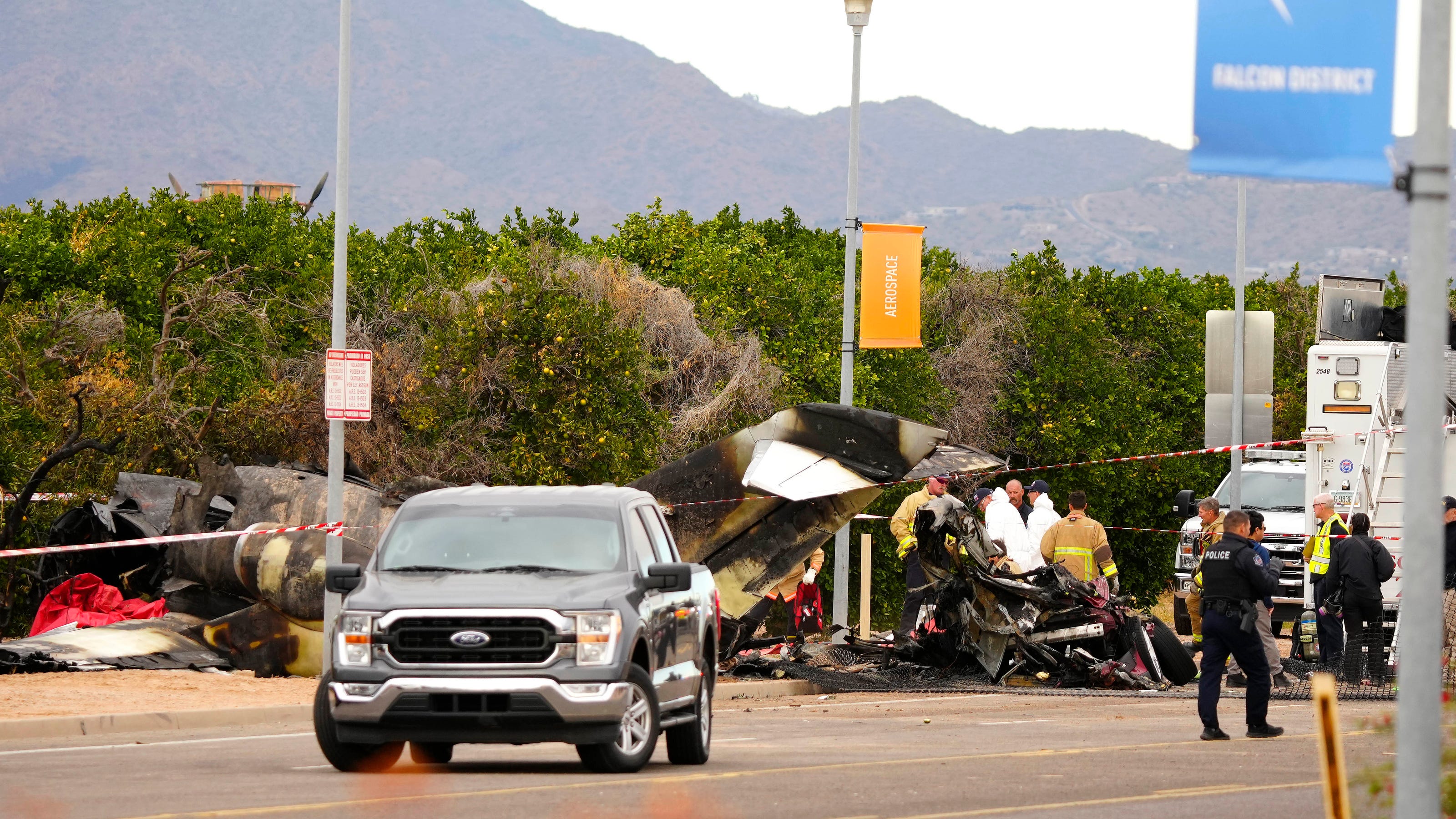 Plane Crash Mesa Az Today