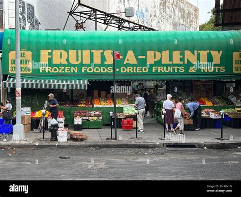 Produce Market Across From The Kings Highway Subway Station In The Produce Market Across From The Kings Highway Subway Station In The