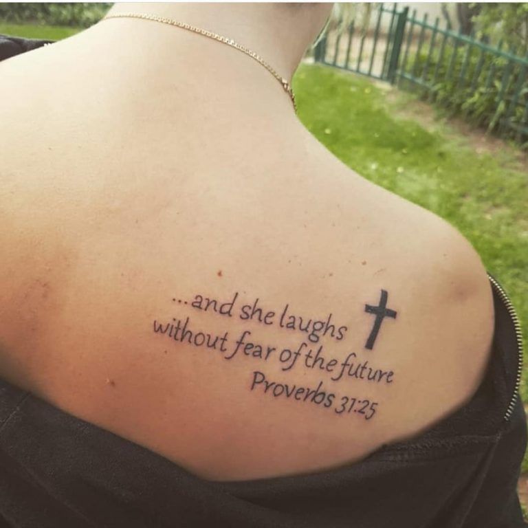 Tiny Religious Tattoos