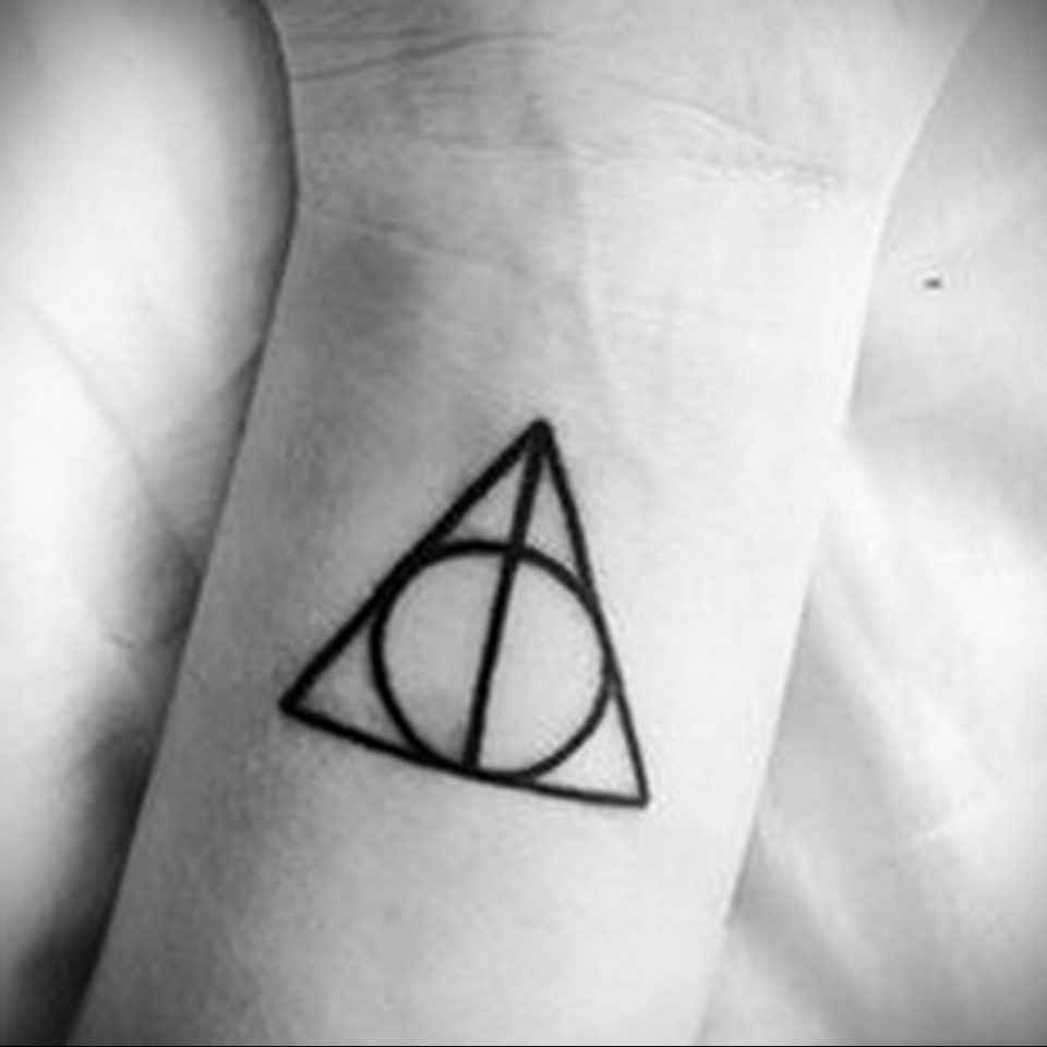 Triangle Circle Tattoo