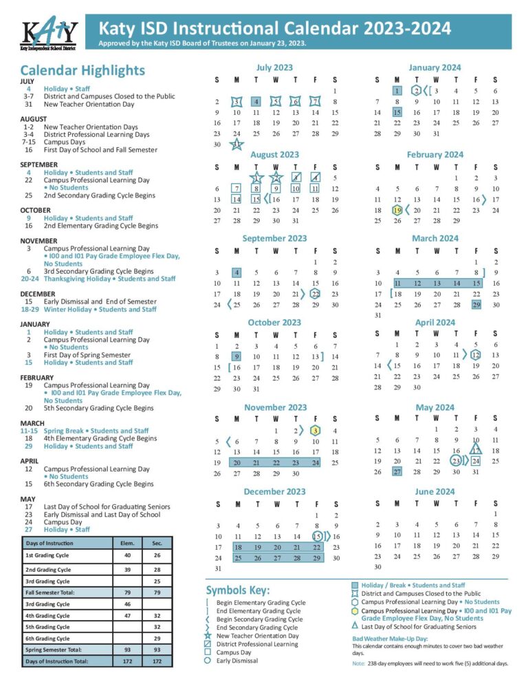 University Calendar Overview: Key Dates Inside