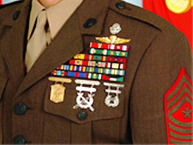 Usmc Ribbons And Badges Placement