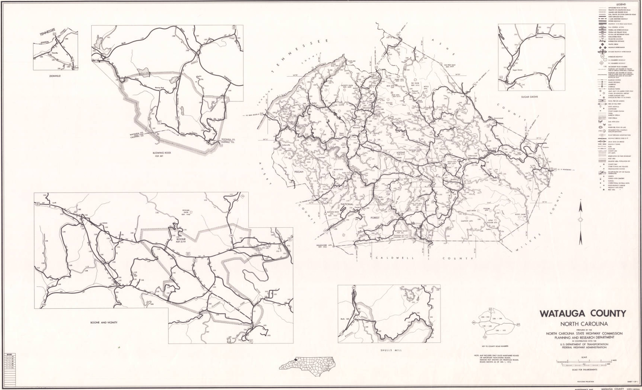 Watauga County Nc Gis Map