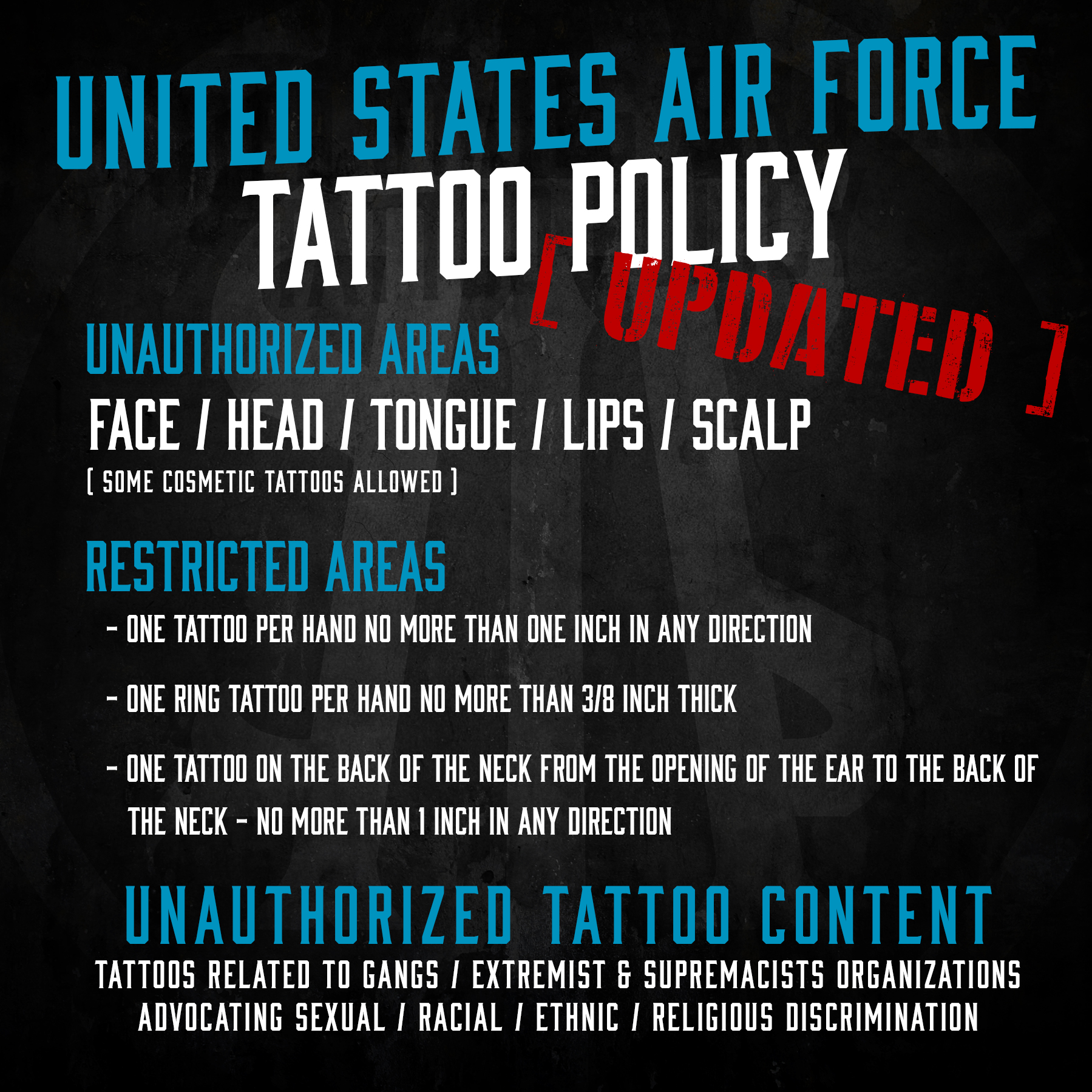What's Air Force Hand Tattoo Policy 2024? Get Approved