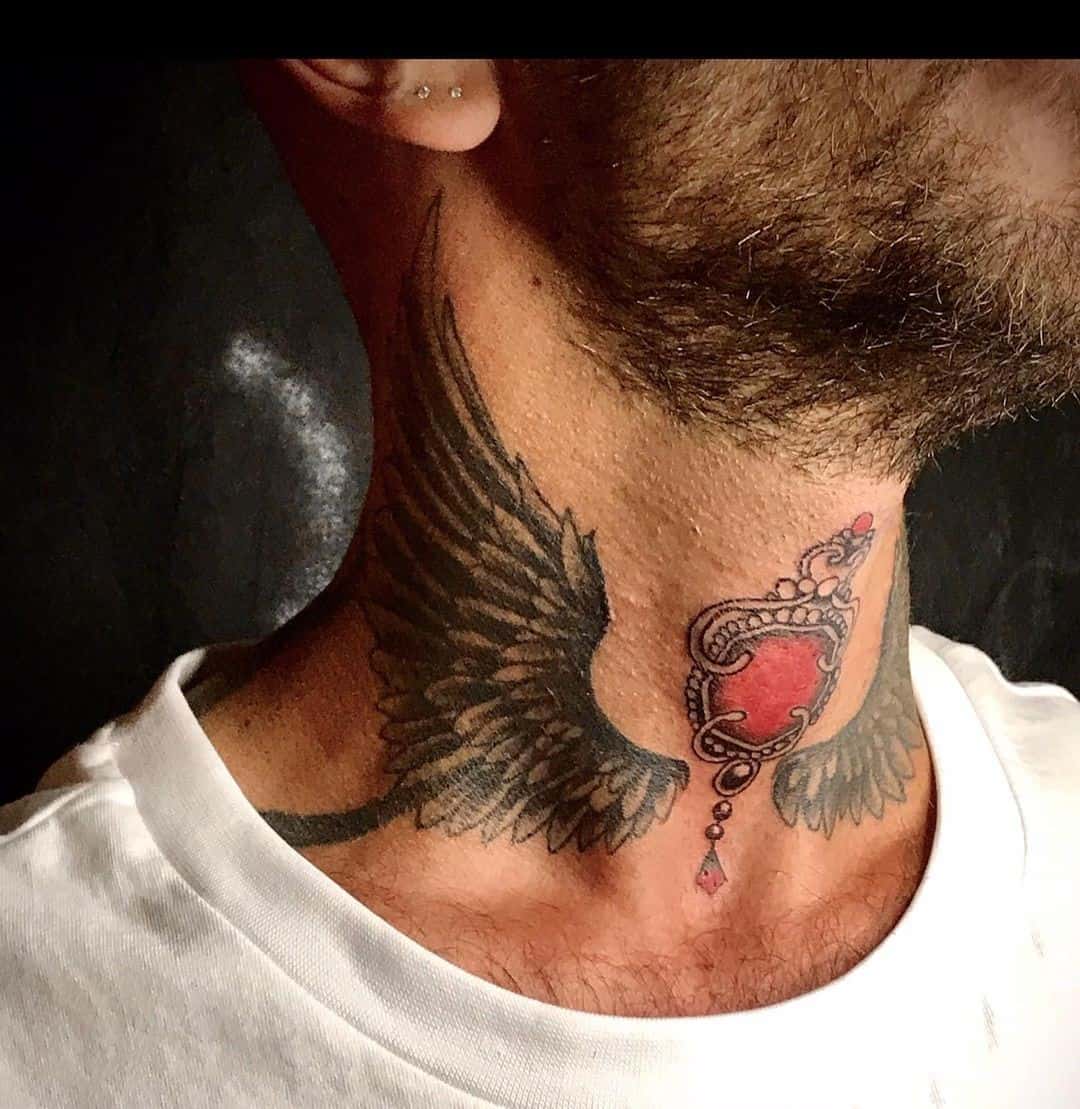 Wings Neck Tattoo: Meaning And Design Ideas Wings Neck Tattoo: Meaning And Design Ideas